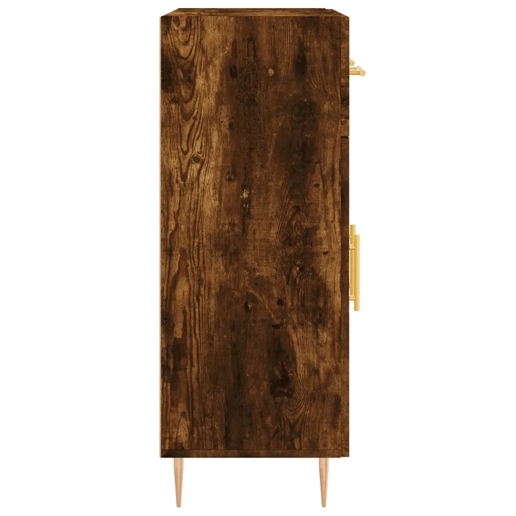 Credenza-Buffet-Armadio da cucina Rovere Fumo 69,5x34x90 cm in Legno Multistrato 811271