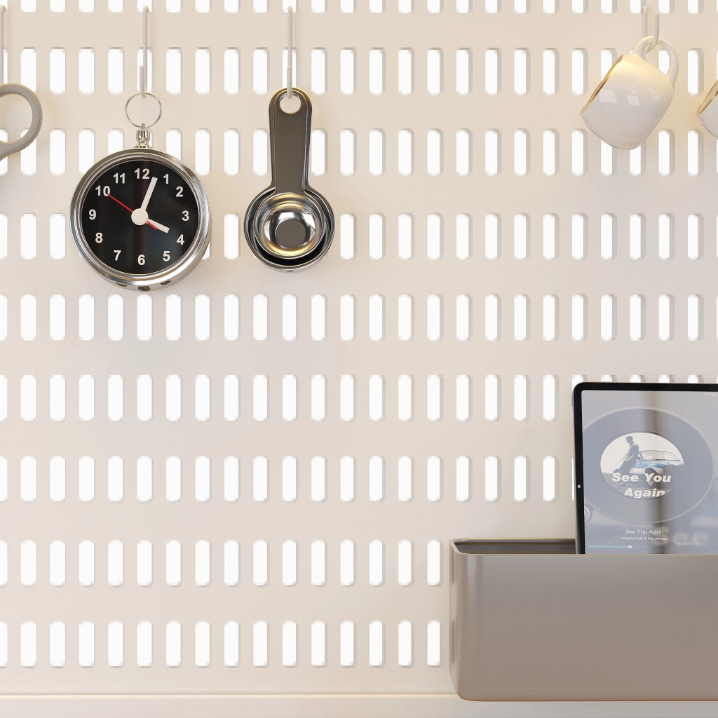 Armadio Alto da Cucina con LED, Vano Vino e Ripiani Regolabili ¨C MINIMAL ¨C Bianco