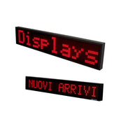 Trade Shop - Insegna Luminosa A Led Scritta Personalizzata Scorrevole Luce Rossa 200 X 40 Cm -