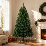 Albero di Natale artificiale 120 cm PVC e Metallo Verde 42056461