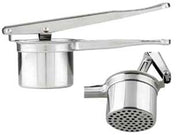 SCHIACCIAPATATE IN ACCIAIO INOX  fori ø 5mm    OMAC