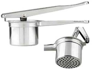 SCHIACCIAPATATE IN ACCIAIO INOX  fori ø 5mm    OMAC