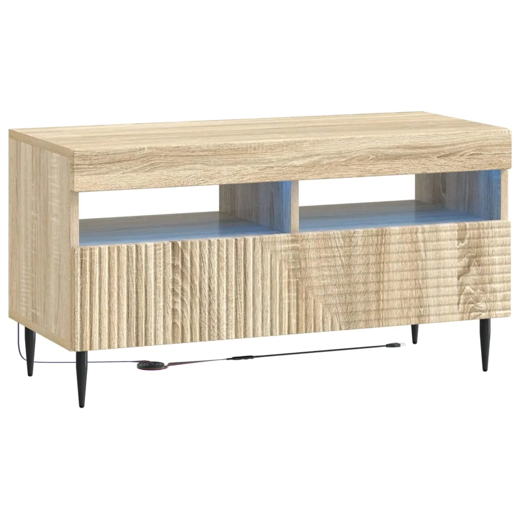 Mobile TV LED a 3 pezzi Rovere Sonoma Legno ingegnerizzato 3416678