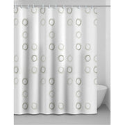 TENDA DOCCIA IN VINILE GRIGIO 240X200 CERCHI