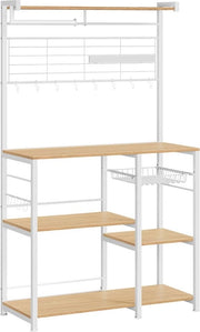 Pannello da Parete con 12 Ganci - Supporto per Asciugamani - Misto Cuoio - Spazio Saver - 42x90x167,3cm
