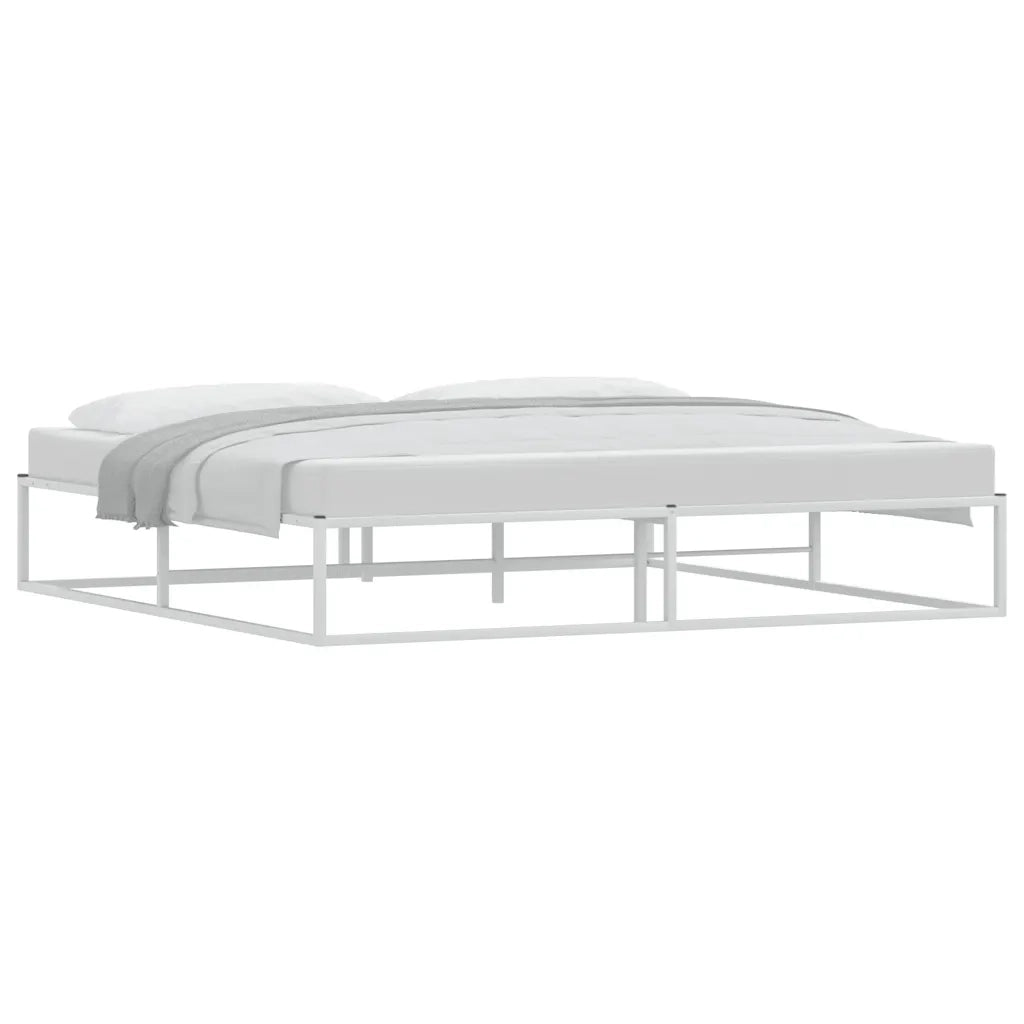 Giroletto senza Materasso Bianco 200x200 cm Metallo 4017428