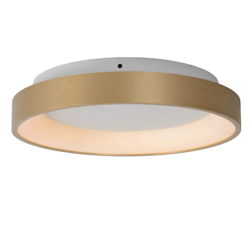 Plafoniera LED Lucide Vidal Ø28 20W oro tonda 2700K