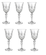 Set 6 Calici da Tavola Acqua in Vetro Melodia 28 cl RCR