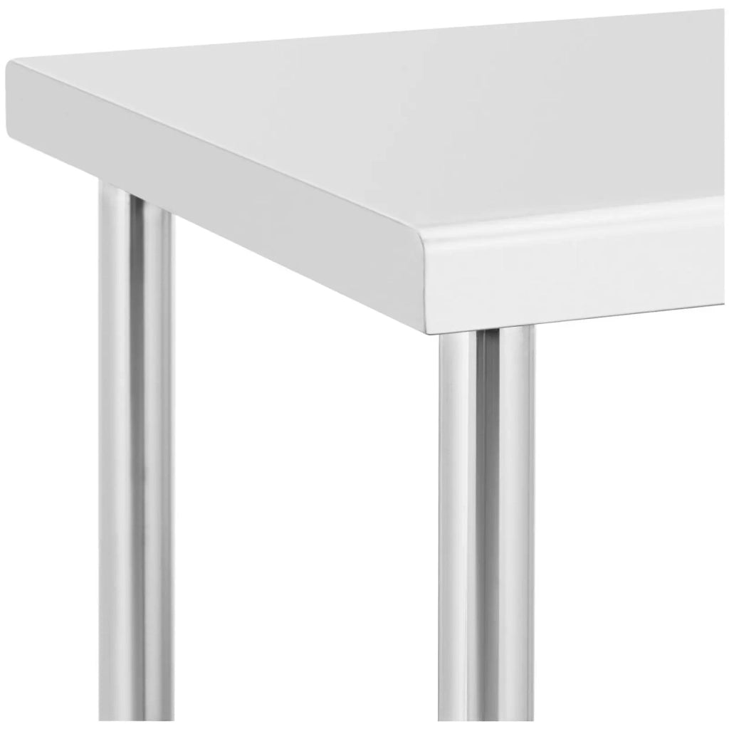 Tavolo da lavoro professionale da cucina Premium 60 x 120 cm 158 kg acciaio inox 14_0010019