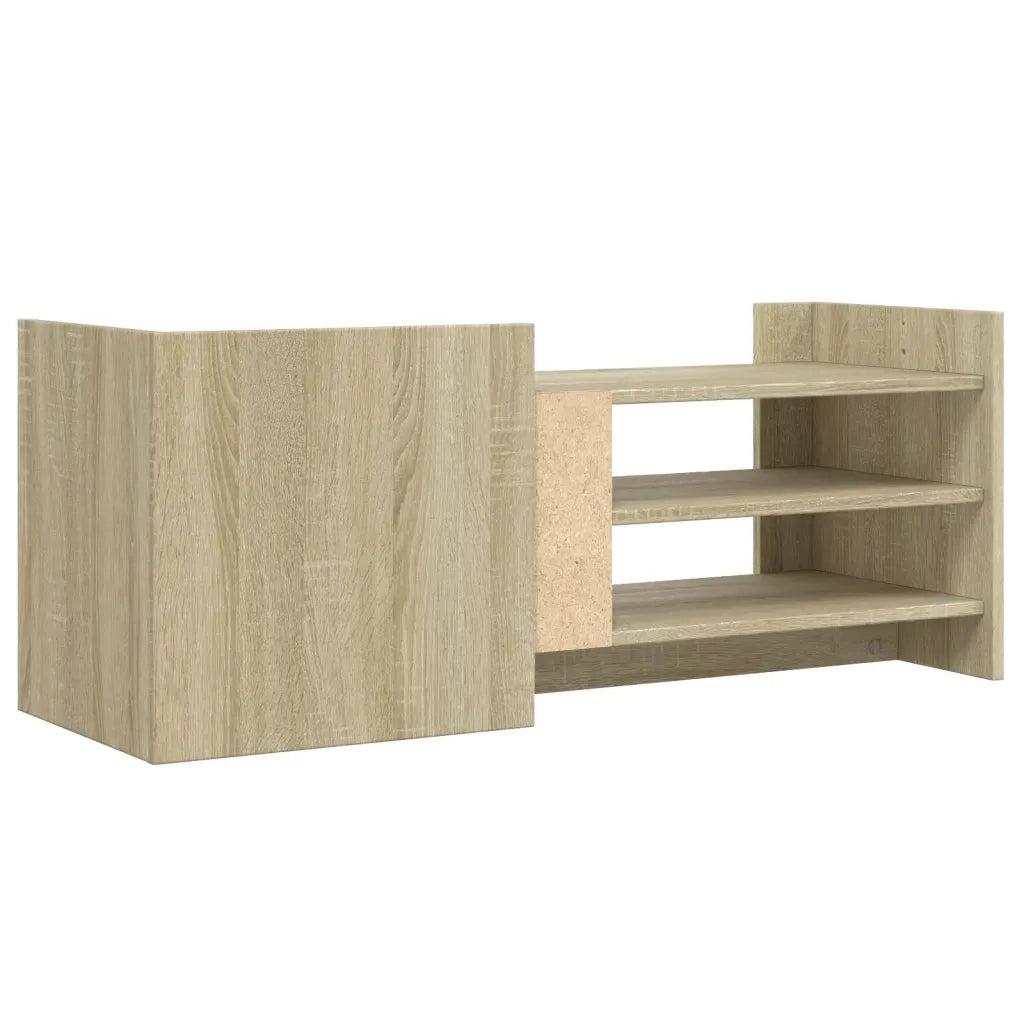 Mobile per TV Rovere Sonoma 100x35x40 cm Legno Multistrato 848376