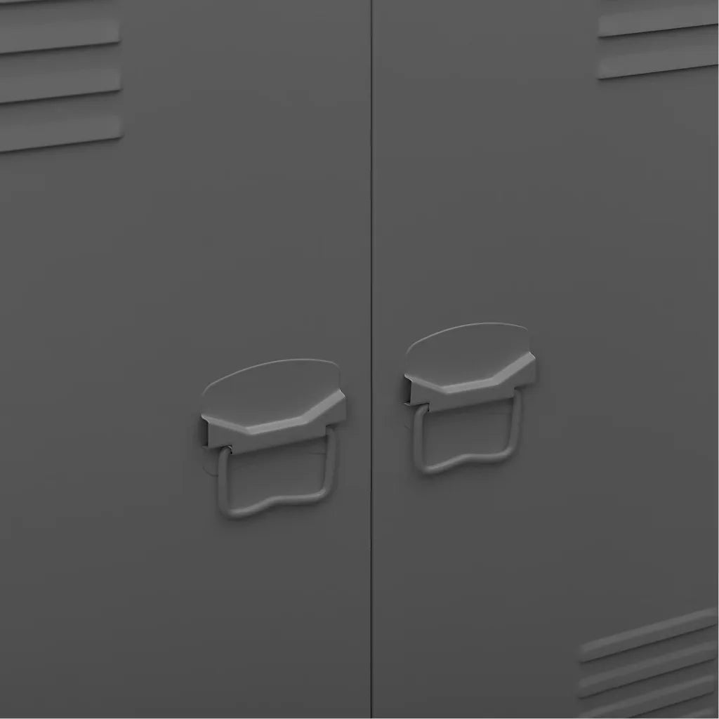 Classificatore Industriale Antracite 90x40x100 cm in Acciaio 339625