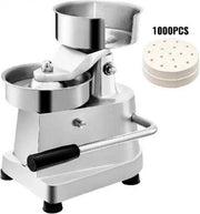 Hamburger maker a forma di hamburger Deluxe in acciaio inossidabile - colore grigio - compatto