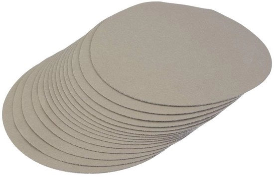 Set di carta abrasiva 15 pezzi - carta abrasiva 180#/400#/1500#/5000#/10,000# - carta abrasiva 5 pollici - impermeabile/fortificato - adatto per legno/metallo/plastica - dischi abrasivi