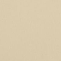 Cuscini per Sedie 6 pz Beige 120x50x3 cm in Tessuto 314107