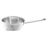 Fissler 084-148-20-100-0 Original-Profi Collection Padella conica per saltare 20 cm 1.9 litri Acciaio inox satinato con scala graduata e fondo universale incluso induzione colore Acciaio inox