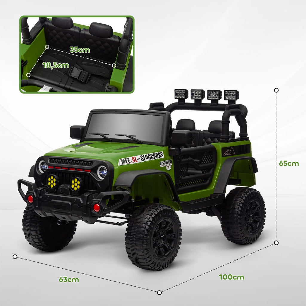 Auto Bambini Elettrica Verde con Telecomando ¨C zephmum ¨C Verde 12V