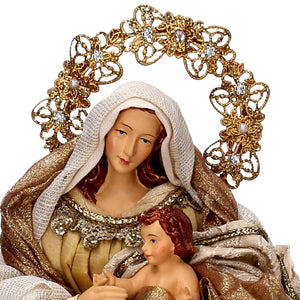 Natività tessuto oro cm xh35,5