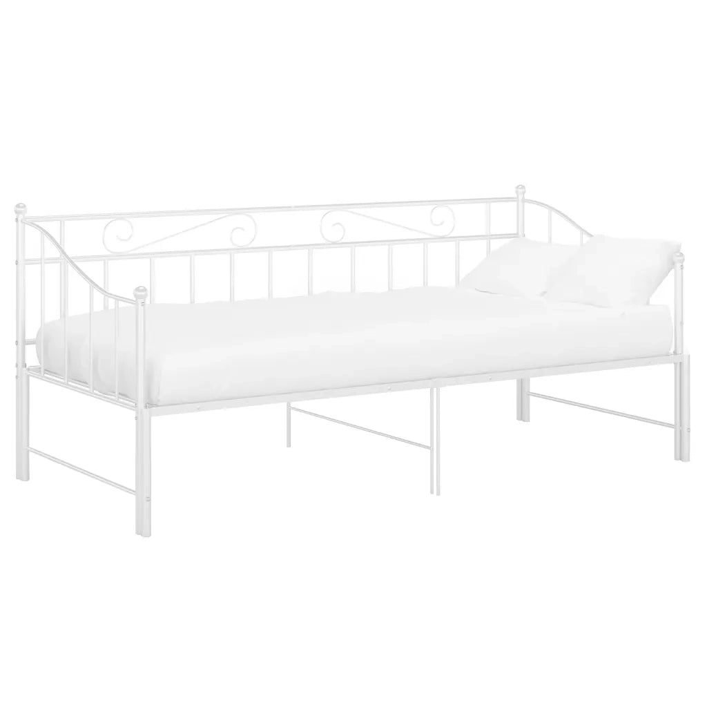 Telaio Divano letto | Sof¨¤ letto | Letto singolo Estraibile Bianco in Metallo 90x200 cm