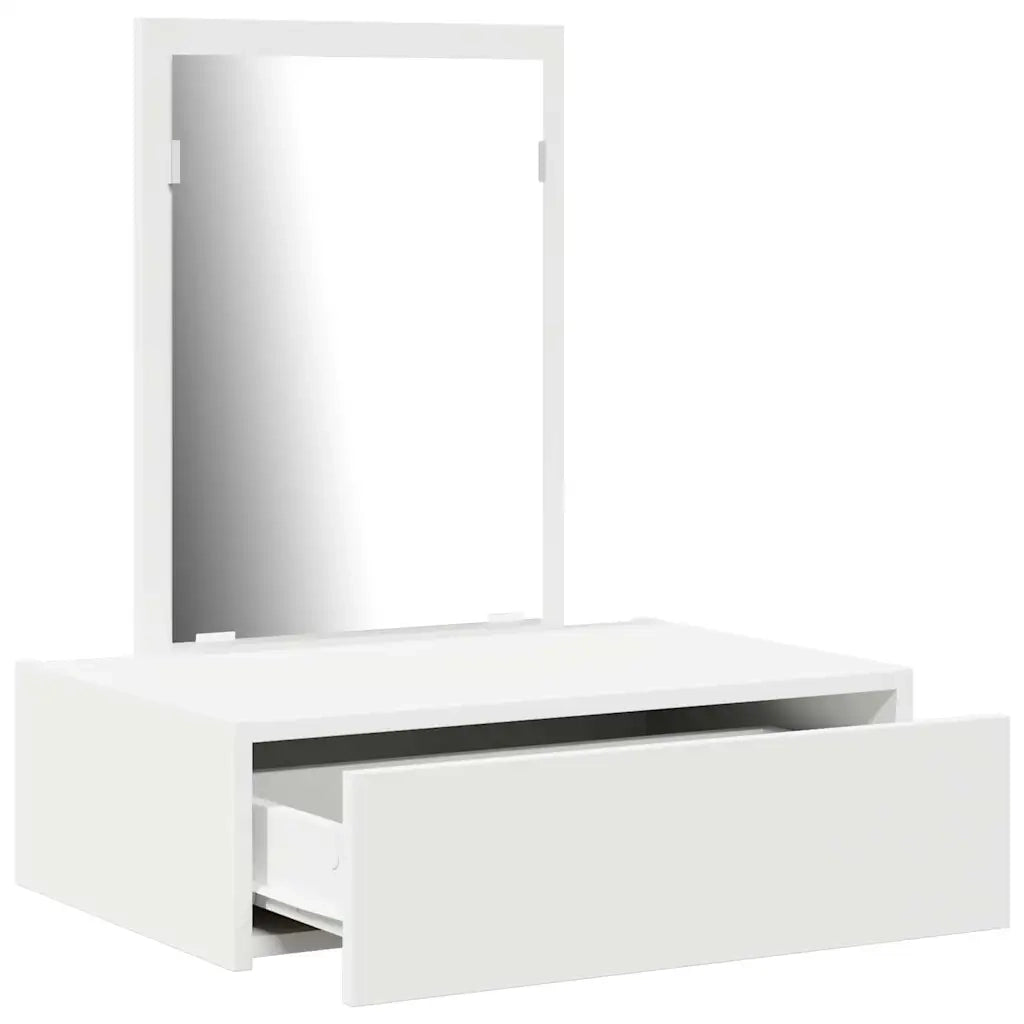 Toeletta | Tavolo da Trucco Bianco 60 x 40 x 70 cm Legno multistrato