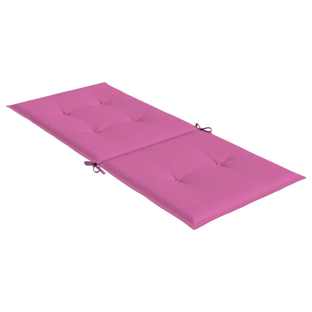 Cuscini per Sedia con Schienale Alto 6pz Rosa in Tessuto 361270