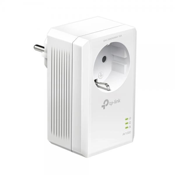 Starter Kit Powerline AV1000 TL-PA7017PKIT - Compatibile con lo standard Homeplug AV, fino a 1000Mbps - Porta Gigabit - con presa elettrica passthrough - Plug and Play