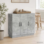 Credenza Grigio Cemento 89 x 34,5 x 77 cm Legno ingegnerizzato 895338