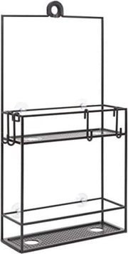 Doucherino Ospedalabile - Doucherino Senza Forare - Doucherino Ophangibile - Nero 30,5 x 60 x 11 cm