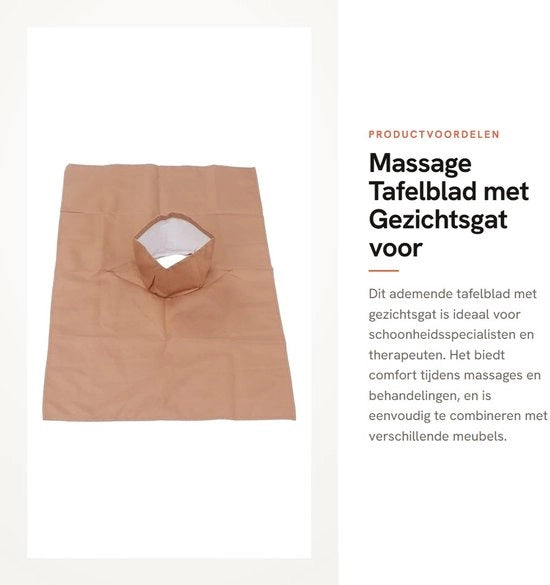 Tavolo di massaggio per viso - Piastra per massaggi - Faccia da sospensione - Resistente allo sfregamento - Assorbe l'acqua - Multifunzionale - Adatto per Spa/Saloni di bellezza - Asciugamano per massaggi
