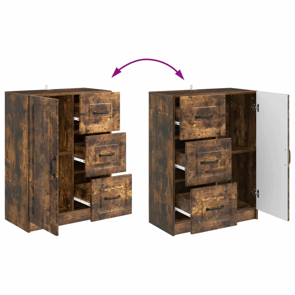 Credenza Rovere Fumo 66 x 34,5 x 87 cm Legno ingegnerizzato 895780