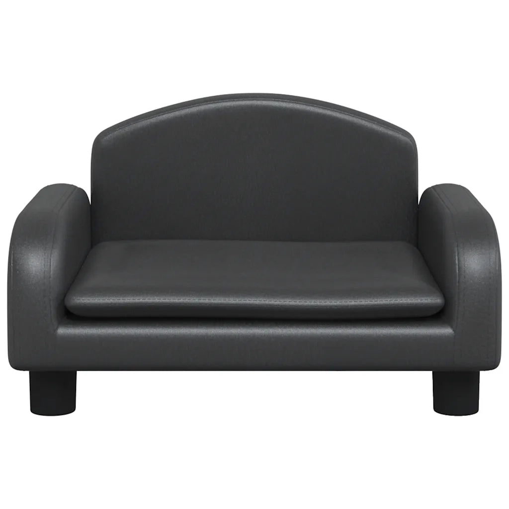Lettino per Cani Nero 50x40x30 cm in Similpelle