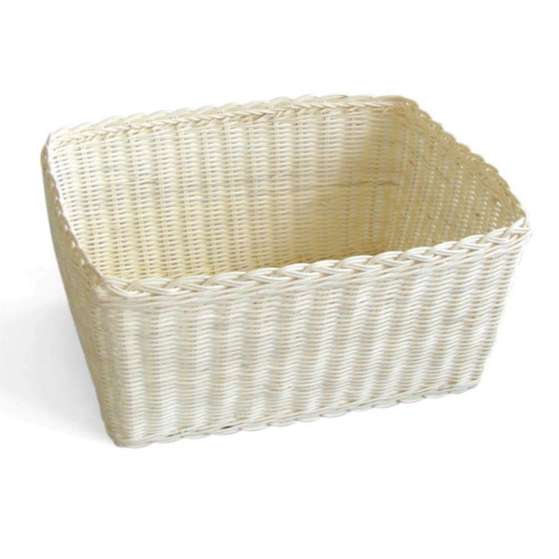 Cestina rattan naturale rettangolare cm 37xh18x27