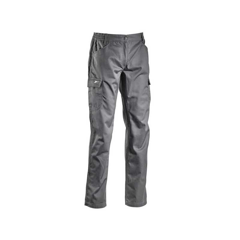 Pantalone Cotone Grigio L Level Diadora