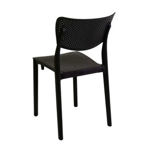 Sedia 44x53xh84 cm in Polipropilene Alezio Antracite