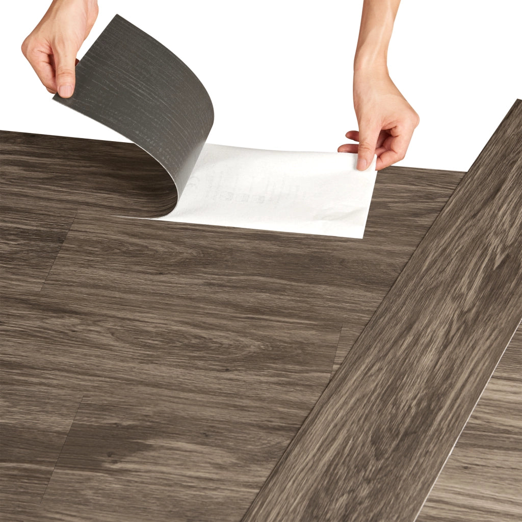 Piastrelle Adesive Vanola in PVC per Spazi Interni 28 listoni = 3,92 m² Effetto Quercia Sepia NEU.HOLZ