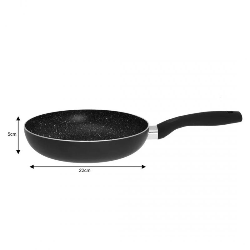 Padella antiaderente rivestita in marmo Kinghoff KH-3980 da 22 cm