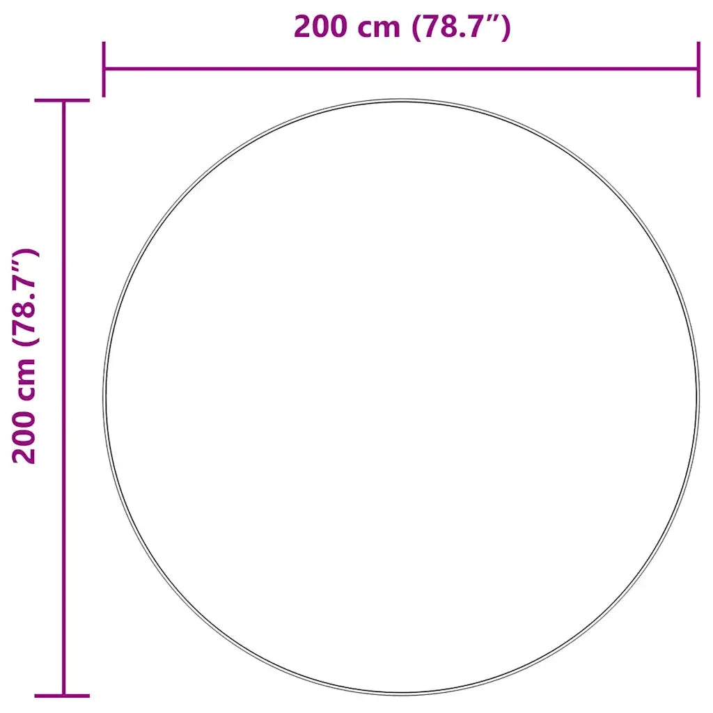 vidaXL Tappeto Shaggy a Pelo Lungo NAVARRA Grigio Scuro 200x200 cm