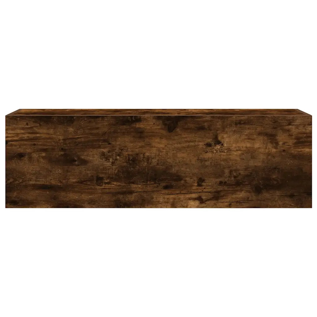 Armadietto Bagno Rovere Fumo 100x25x30 cm in Truciolato 860098