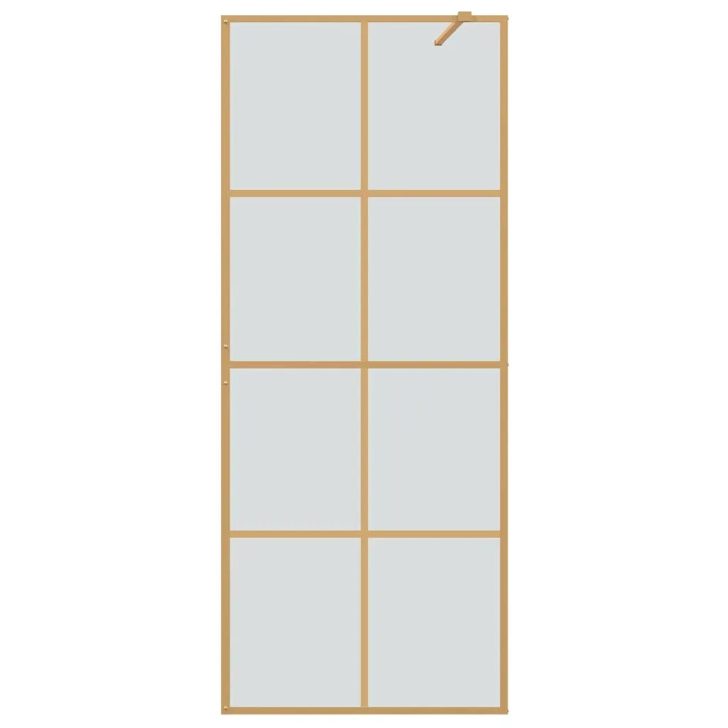 Parete Doccia Walk-in Oro 80 x 195 cm vetro temperato