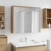 Mobiletto per specchio da bagno Rovere Artigianale