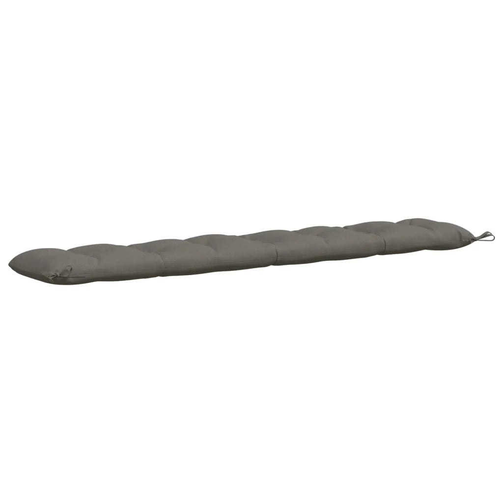 Cuscini per Panchina a 2 Pezzi VIANEN 100% Poliestere Grigio 953251