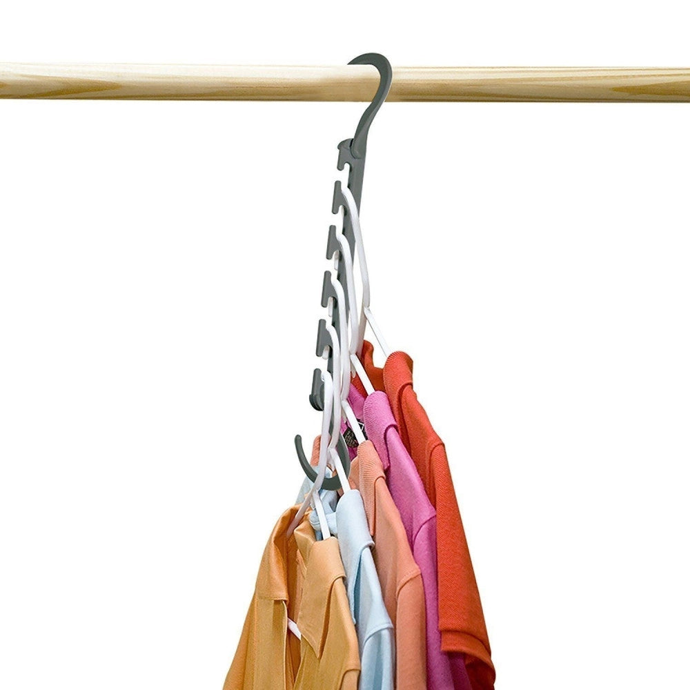 Trade Shop - Organizer Salvaspazio 10 Porta Stampelle Grucce Per Armadio Wonder Hanger Max -