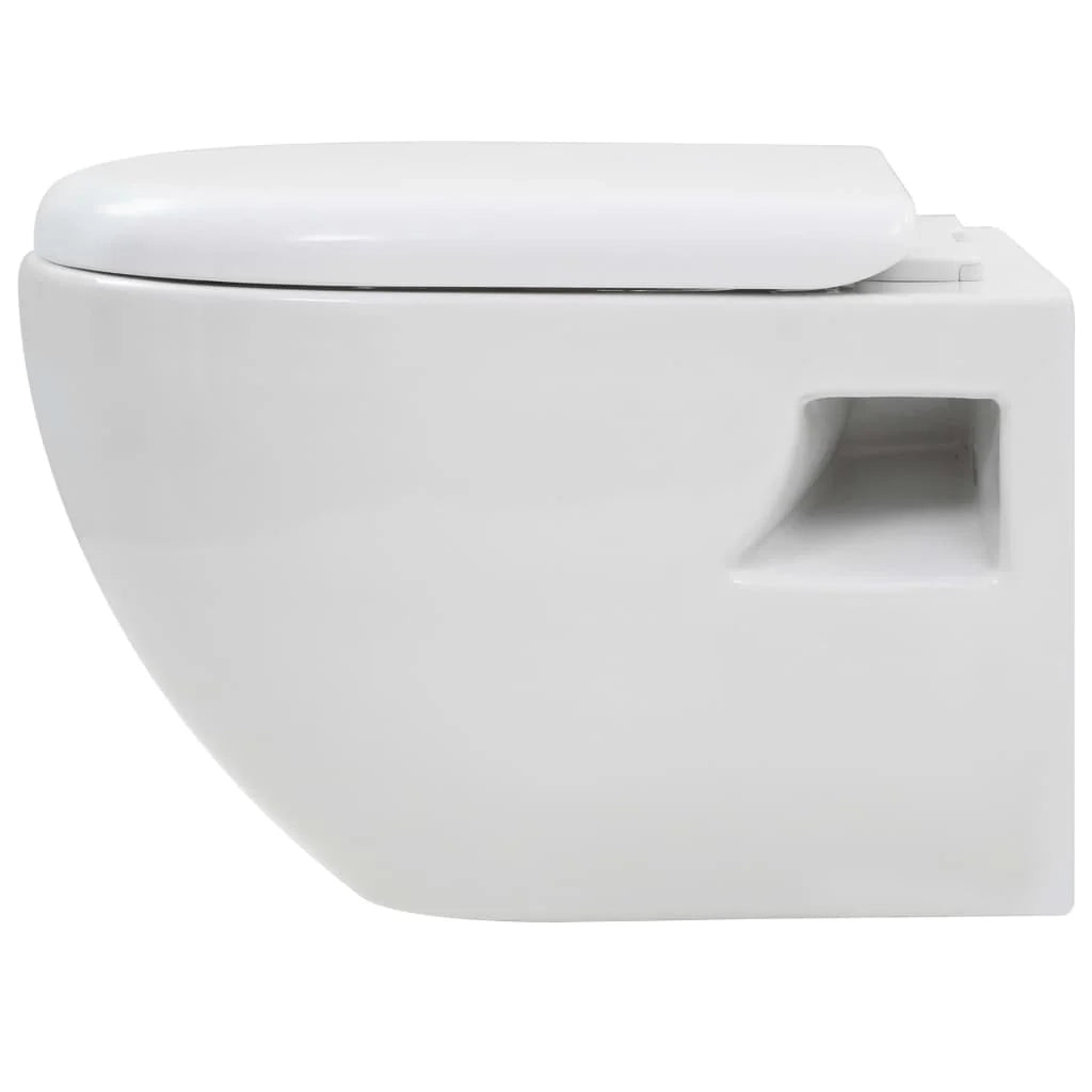 Wc sospeso con cassetta alta nascosta ceramica bianca 02_0003586