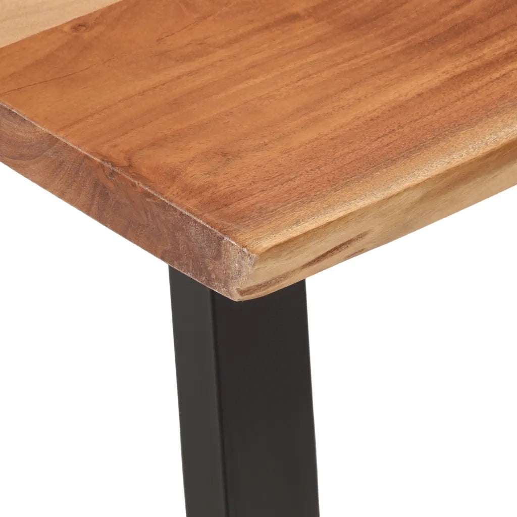 Tavolino da Salotto-Tavolino da soggiorno-Tavolo 110x55x40 cm in Legno Massello di Acacia 663821