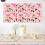 Decorazione per Parete con Fiori di Dahlia e Hortensia, 20 Stck, Panoramica per Matrimonio