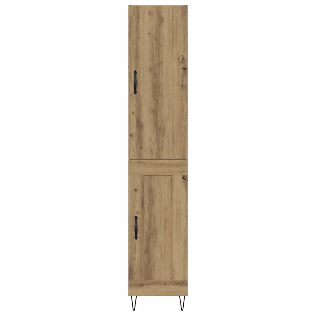 Credenza-Buffet-Armadio da cucina Rovere artigianale 69,5 x 34 x 180 cm 739192