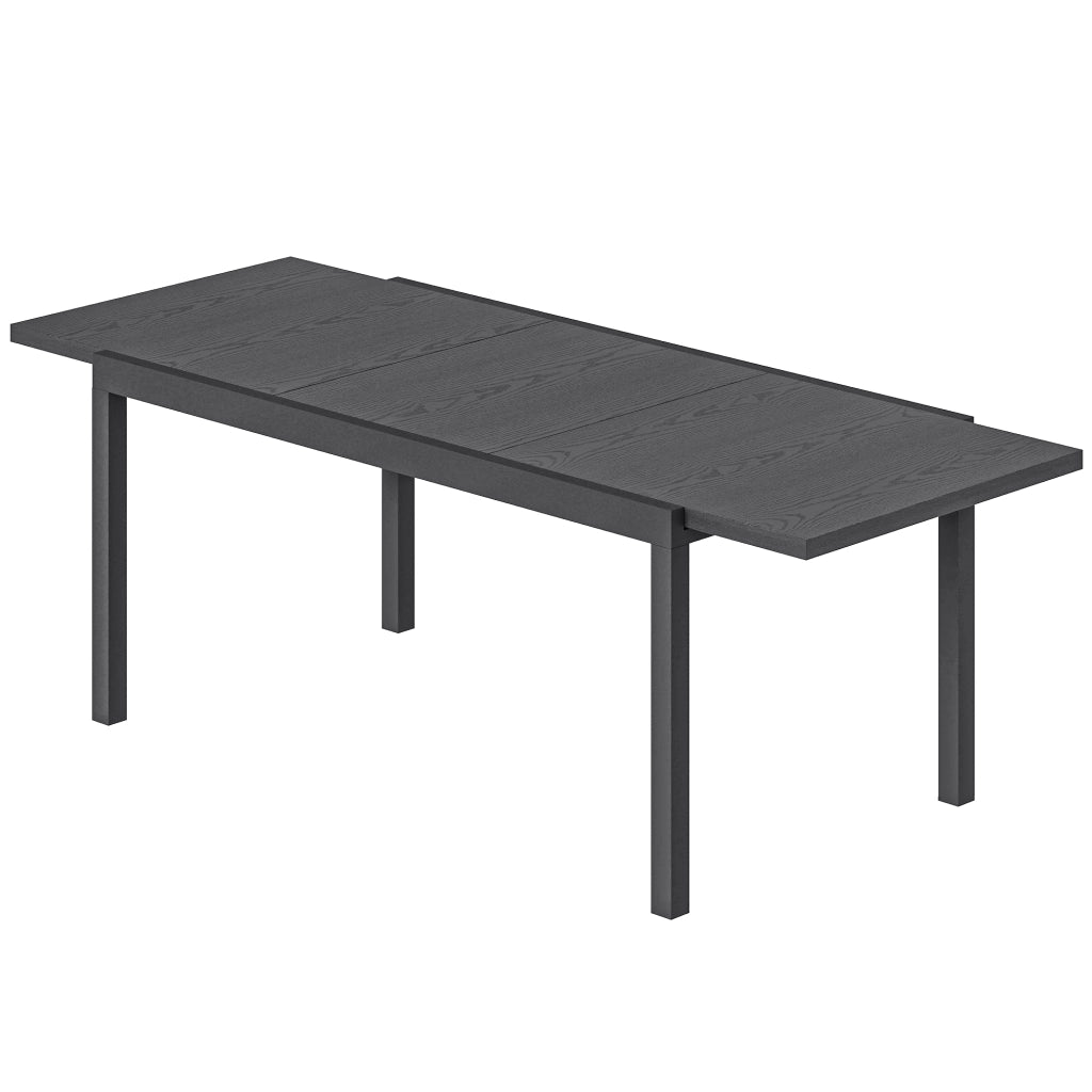 Tavolo da Giardino Allungabile ¨C Minimal ¨C Grigio Antracite 214x85x75 cm