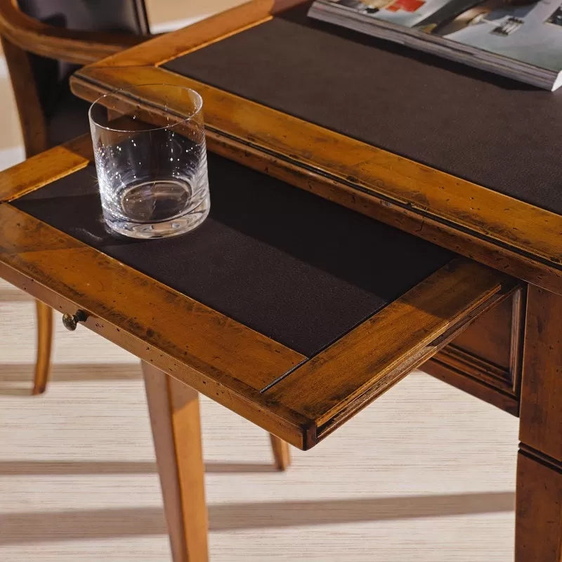 Scrivania classica 1 cassetto 1 tiretto legno bassano 90x53x80 - Mobili 2G