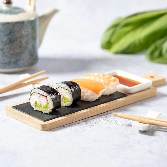 Set di sushi a 6 pezzi con scodella in ceramica - regalo ideale per gli appassionati della cucina giapponese

Modello: 
Specifica: 
Codice prodotto: