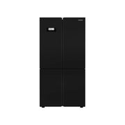 Grundig GQN21235GBN Frigorifero 4 Porte 572L H 182 cm Total No Frost FullFresh+ IonFresh Classe F 39 dB Vetro Nero