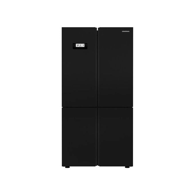 Grundig GQN21235GBN Frigorifero 4 Porte 572L H 182 cm Total No Frost FullFresh+ IonFresh Classe F 39 dB Vetro Nero